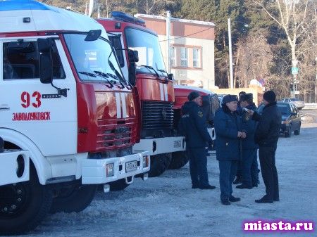 Выставка пожарно-спасательной техники.