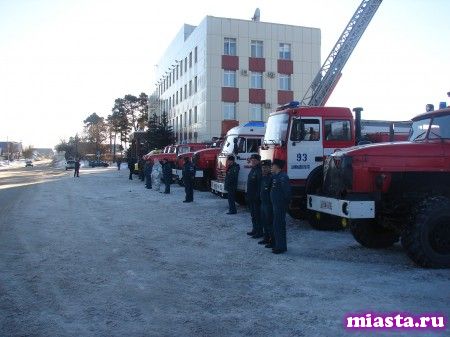 Выставка пожарно-спасательной техники.