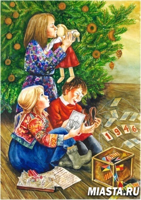 «Елка Победы» на открытках: Почта России выпустит серию почтовых карточек по мотивам детских рисунков