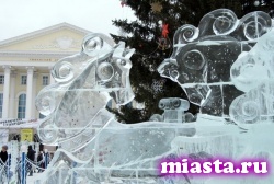 Ледовый городок в центре Тюмени торжественно откроют 26 декабря