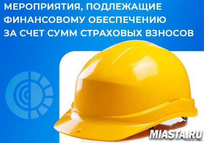 МЕРОПРИЯТИЯ, ПОДЛЕЖАЩИЕ ФИНАНСОВОМУ ОБЕСПЕЧЕНИЮ ЗА СЧЕТ СУММ СТРАХОВЫХ ВЗНОСОВ