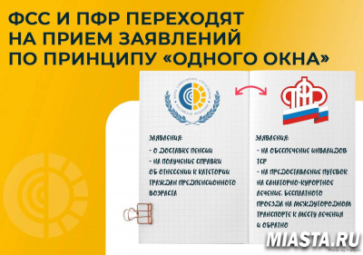 ФСС и ПФР переходят на прием заявлений по принципу «одного окна»