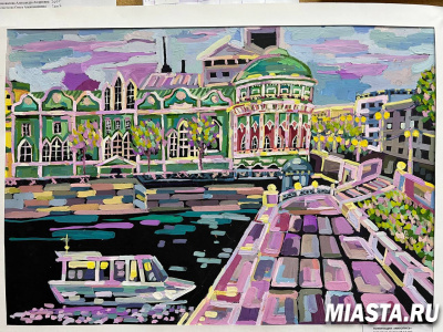 Рисунок тюменского школьника появится на юбилейном конверте к 300-летию Екатеринбурга