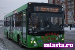 В рождественскую ночь в Тюмени будут ходить четыре маршрута