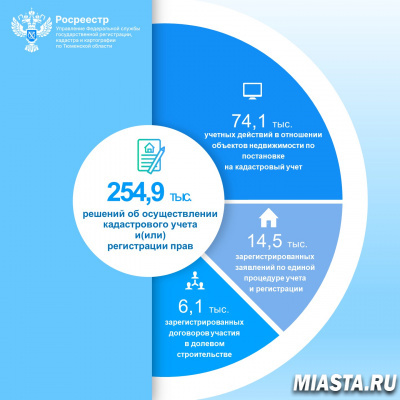 Количество решений в учетно-регистрационной сфере составило более 250 тысяч
