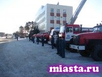 Выставка пожарно-спасательной техники.