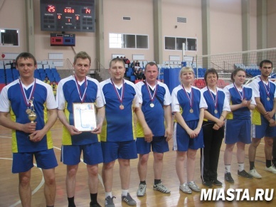 Юбилейные соревнования по волейболу среди сотрудников Тюменского филиала Почты России прошли в Ишиме