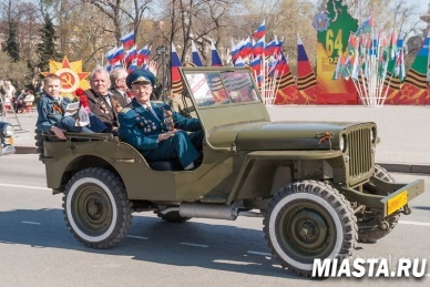 На праздновании 70-летия Победы в Тюмени ожидается самый многочисленный парад