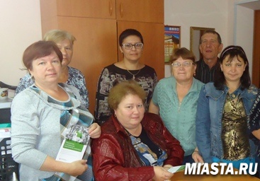 Начальник Отдела ПФР в Сорокинском районе Надежда Жигалева встретилась с представителями районного общества инвалидов