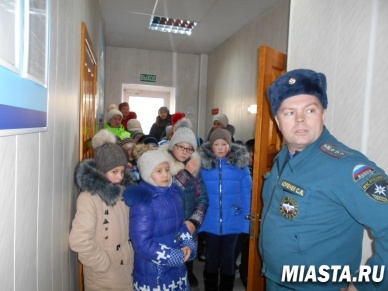 На экскурсию в пожарную часть.