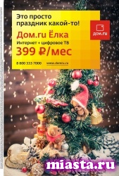 «Дом.ru» предлагает подключить «Ёлку»