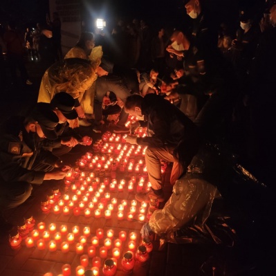 Представители тюменского Росреестра зажгли свечи в рамках международных акций, приуроченных к 80-й годовщине  со дня начала войны