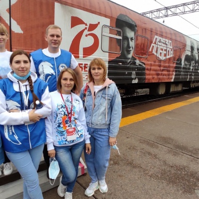 Сотрудники тюменского Росреестра провели экскурсии по  «Поезду Победы»