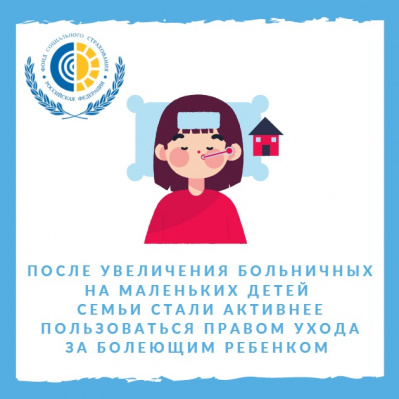 После увеличения больничных на маленьких детей семьи стали активнее пользоваться правом ухода за болеющим ребенком