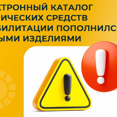 ЭЛЕКТРОННЫЙ КАТАЛОГ ТЕХНИЧЕСКИХ СРЕДСТВ РЕАБИЛИТАЦИИ ПОПОЛНИЛСЯ НОВЫМИ ИЗДЕЛИЯМИ