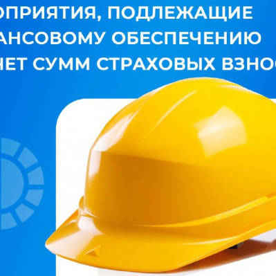 МЕРОПРИЯТИЯ, ПОДЛЕЖАЩИЕ ФИНАНСОВОМУ ОБЕСПЕЧЕНИЮ ЗА СЧЕТ СУММ СТРАХОВЫХ ВЗНОСОВ