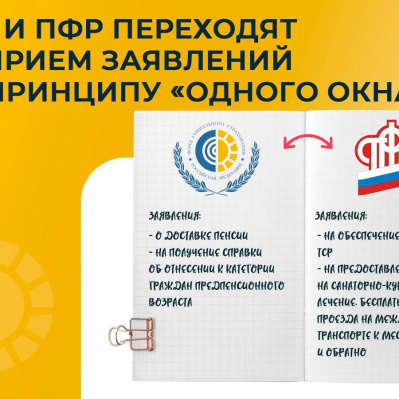ФСС и ПФР переходят на прием заявлений по принципу «одного окна»