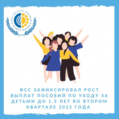 ФОНД СОЦИАЛЬНОГО СТРАХОВАНИЯ ЗАФИКСИРОВАЛ РОСТ ВЫПЛАТ ПОСОБИЙ ПО УХОДУ ЗА ДЕТЬМИ