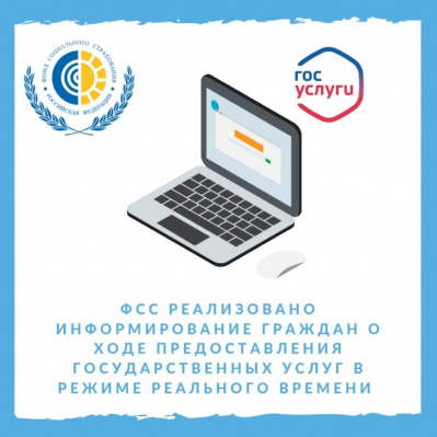 ФОНДОМ РЕАЛИЗОВАНО ИНФОРМИРОВАНИЕ ГРАЖДАН О ХОДЕ ПРЕДОСТАВЛЕНИЯ ГОСУСЛУГ В РЕЖИМЕ РЕАЛЬНОГО ВРЕМЕНИ