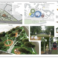 В интернете началось голосование по облику сквера Железнодорожников