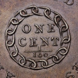 Одноцентовая монета 1793 года продана на аукционе в США за $2,35 млн