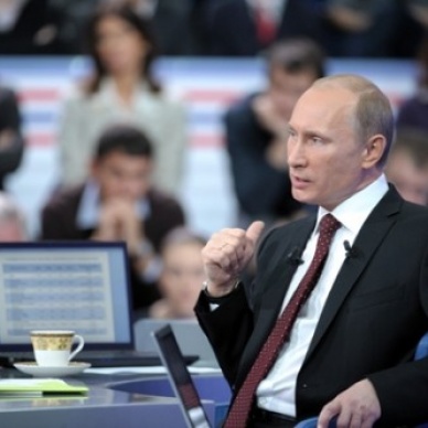 Путин проведет "прямую линию" 16 апреля