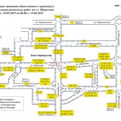 Перекресток Пермякова — Широтная частично закроют