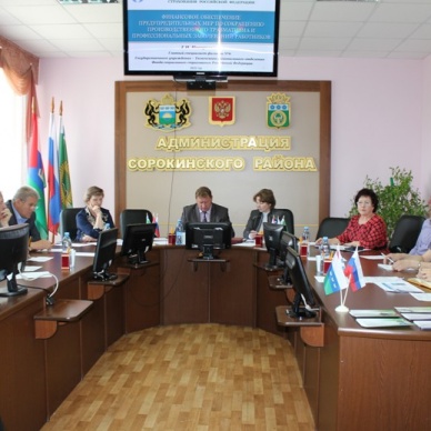 На заседании Совета по развитию малого и среднего предпринимательства в Сорокинском районе - о пенсионных вопросах