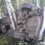 ДТП под Тюменью: BMW улетела в кювет, двое погибли