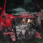 Под Заводоуковском иномарка попала под товарный поезд