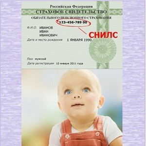СНИЛС в день обращения