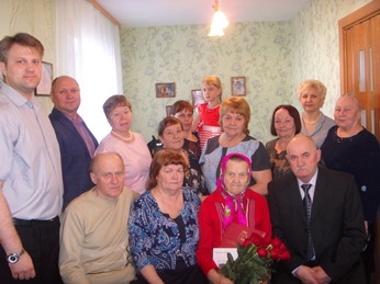 Долгожительница Юргинского района принимает поздравления