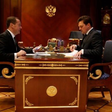 Дмитрий Медведев встретился с генеральным директором Почты России Николаем Подгузовым